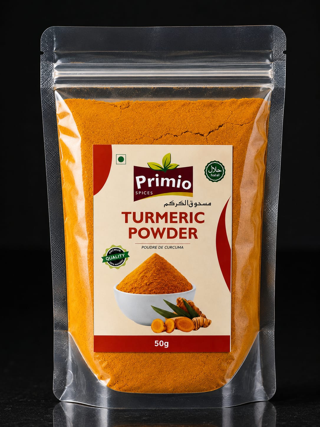 PRIMIO SPICES Pure Turmeric Powder