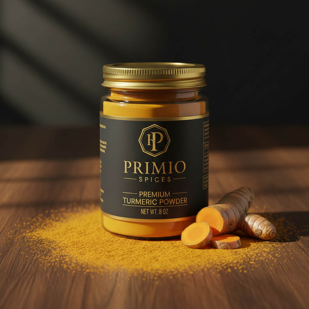 PRIMIO SPICES Pure Turmeric Powder